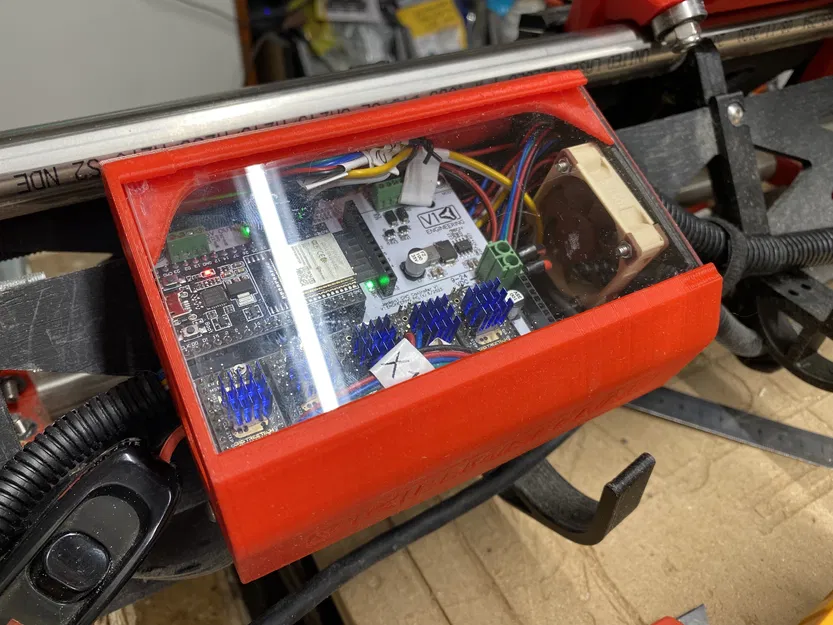 Hộp chứa board điều khiển Jackpot CNC cho LowRider v3 (bản 1.1, mở rộng 25mm) - Image 3