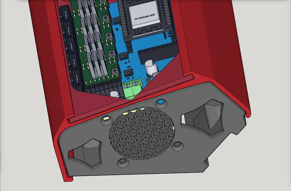 Vỏ hộp mạch Jackpot CNC cho LowRider v3 (bản v2.0, có khe jack keystone, cửa sổ mica) - Image 3