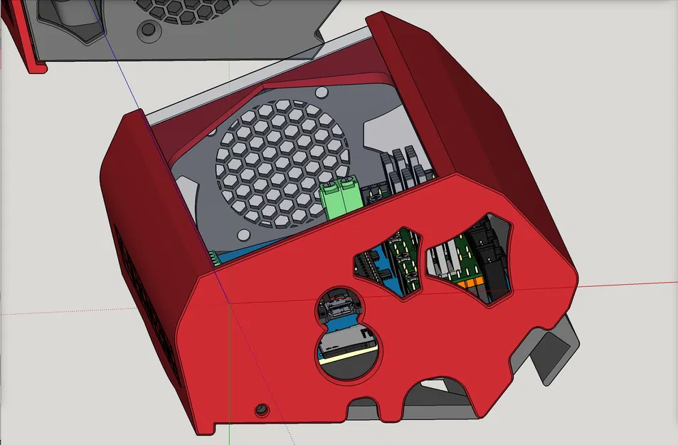 Vỏ hộp mạch Jackpot CNC cho LowRider v3 (bản v2.0, có khe jack keystone, cửa sổ mica) - Image 6