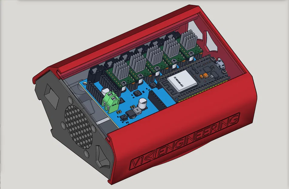 Vỏ hộp mạch Jackpot CNC cho LowRider v3 (bản v2.0, có khe jack keystone, cửa sổ mica) - Image 8