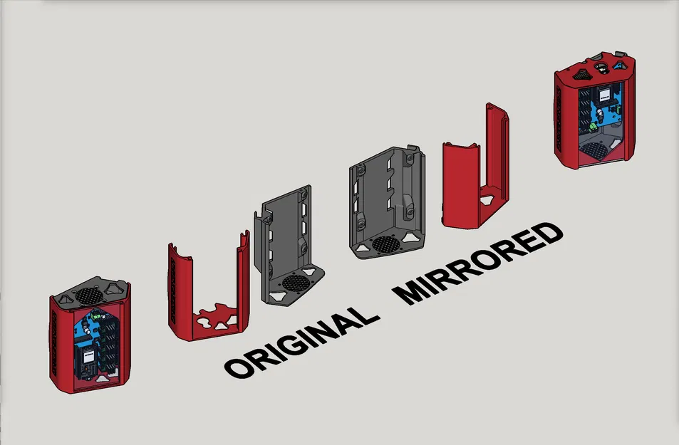 Vỏ hộp mạch Jackpot CNC cho LowRider v3 (bản v2.0, có khe jack keystone, cửa sổ mica) - Image 9