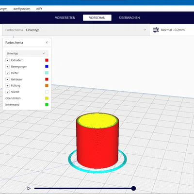 Mô hình Zylinder - File kiểm tra hiệu chuẩn máy in 3D chuẩn xác