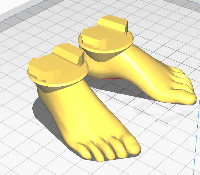 Bộ chân đế hình bàn chân cho Ender 3 hoặc các thanh nhôm định hình 40x40 - Image 2