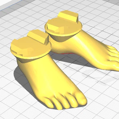 Bộ chân đế hình bàn chân cho Ender 3 hoặc các thanh nhôm định hình 40x40