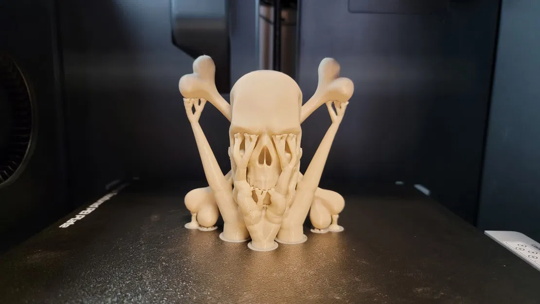 Mô hình đầu lâu và xương chéo 3D (Jolly Roger) độc đáo - Image 2