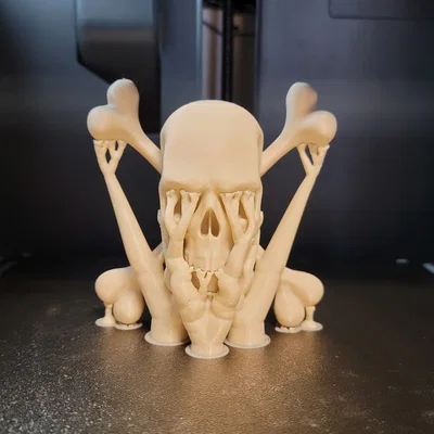 Mô hình đầu lâu và xương chéo 3D (Jolly Roger) độc đáo