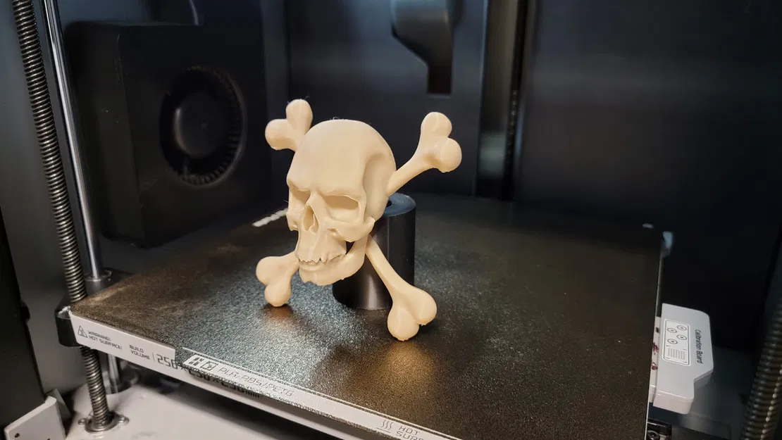 Mô hình đầu lâu và xương chéo 3D (Jolly Roger) độc đáo - Image 3