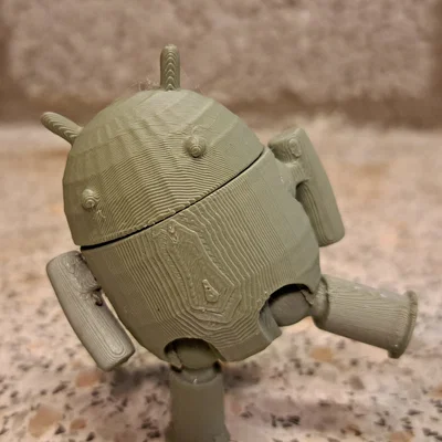 Mô hình logo Android với các bộ phận cử động linh hoạt