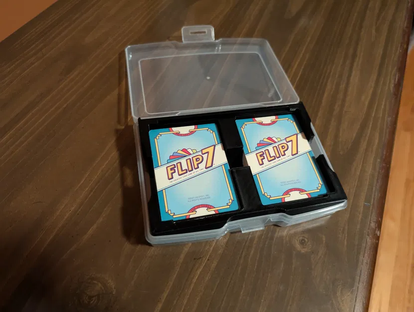 Khay đựng bài 3D Photo Caddy cho board game Flip 7 - Image 1