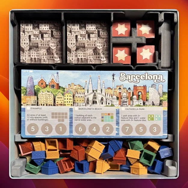 Khay đựng (Insert) cho board game Cities - Image 3