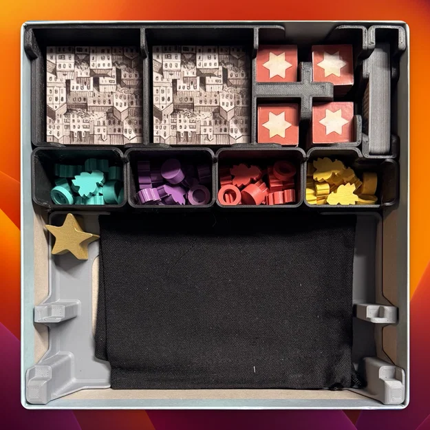 Khay đựng (Insert) cho board game Cities - Image 4