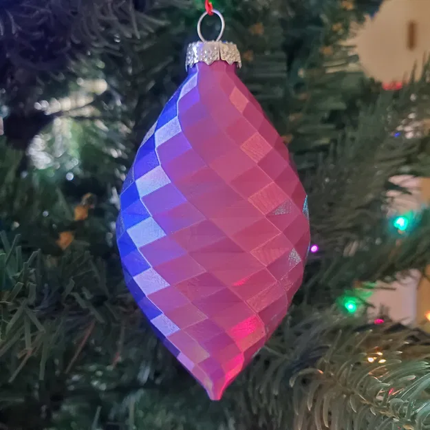 Đồ trang trí cây thông Noel kiểu xoắn ốc Low Poly - Image 8