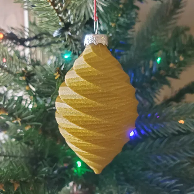 Đồ trang trí cây thông Noel kiểu xoắn ốc Low Poly - Image 10