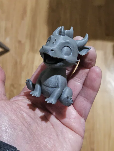 Mô hình rồng con Toothless (rồng không răng) trang trí 3D - Image 1