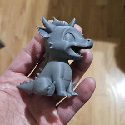 Mô hình rồng con Toothless (rồng không răng) trang trí 3D