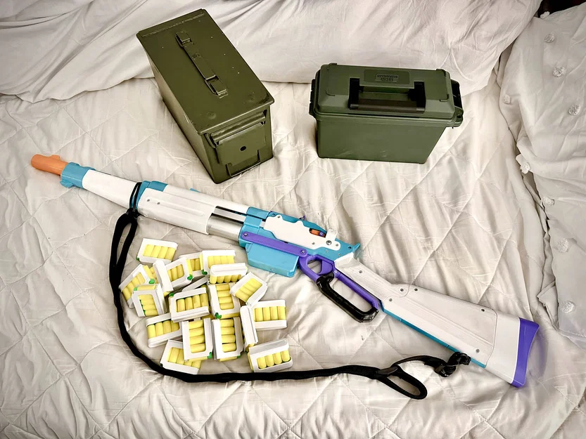 SLARPbine Lever Action Foam Dart Blaster - Image 3