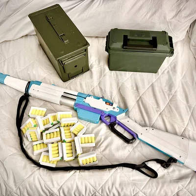 SLARPbine Lever Action Foam Dart Blaster