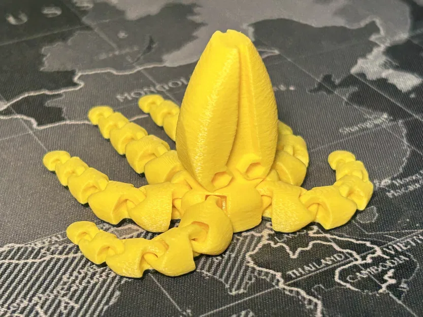 Mô hình Mực ống cử động linh hoạt (Articulated Squid) - Image 1