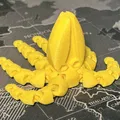Mô hình Mực ống cử động linh hoạt (Articulated Squid) - Thumbnail 1