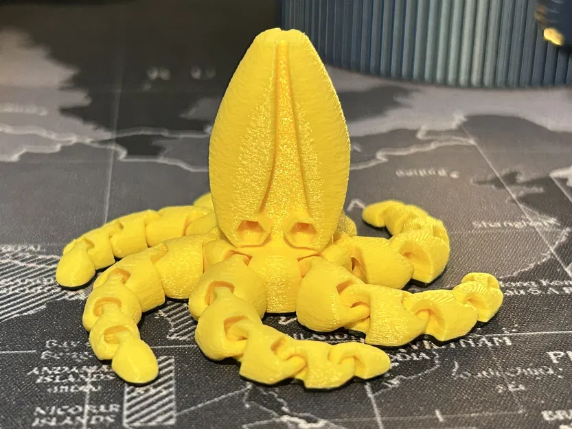 Mô hình Mực ống cử động linh hoạt (Articulated Squid) - Image 2