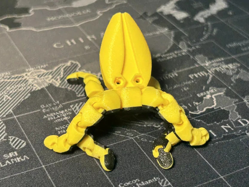 Mô hình Mực ống cử động linh hoạt (Articulated Squid) - Image 4