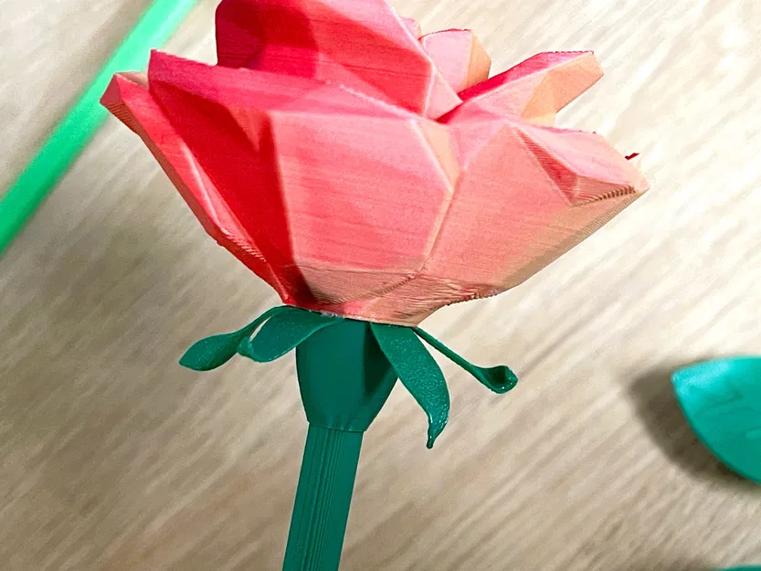 Mẫu cuống hoa hồng 3D đa năng, dễ in và lắp ráp - Image 2