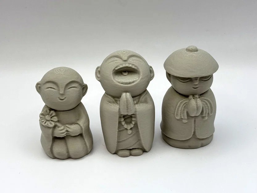 Bộ Ba Chú Tiểu - Mô hình trang trí dễ thương - Image 4