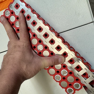 Khung Cố Định Pin 13S4P 21700 - Cho Bộ Pin 48V 20Ah Chắc Chắn