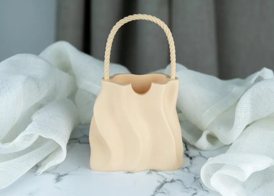 Bình hoa Drape Tote Vase - Decor phong cách túi xách độc đáo - Image 2