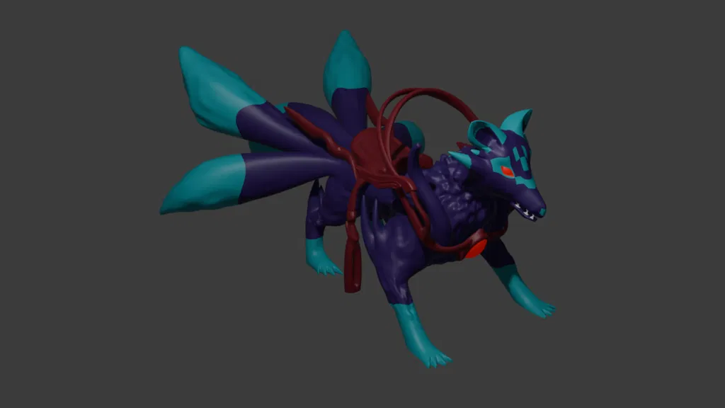Mô hình Kitsune transformation - Roblox Blox Fruits - Image 2