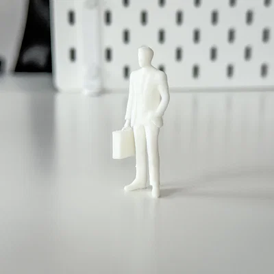 Mô hình doanh nhân thu nhỏ cho sa bàn