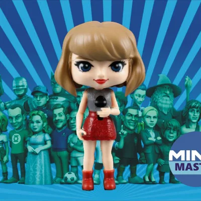Mô hình 3D Taylor Swift phong cách Chibi đáng yêu cho người hâm mộ