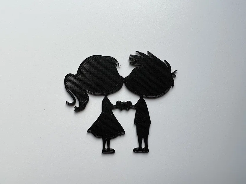 Mô hình trang trí tường tình yêu Love Wall Art 3D dễ thương - Image 1