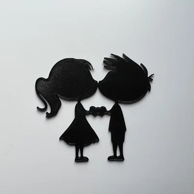Mô hình trang trí tường tình yêu Love Wall Art 3D dễ thương
