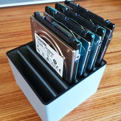 Khay đựng 6 ổ cứng SSD hoặc HDD 2.5 inch hệ Gridfinity