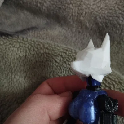 Đầu thú (Furry head) cho Dummy 13