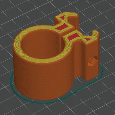 Giá đỡ đèn pin trên thanh RIS (D20, D22, D24, D25, D26, D28) cho Airsoft, súng ngắn, súng trường