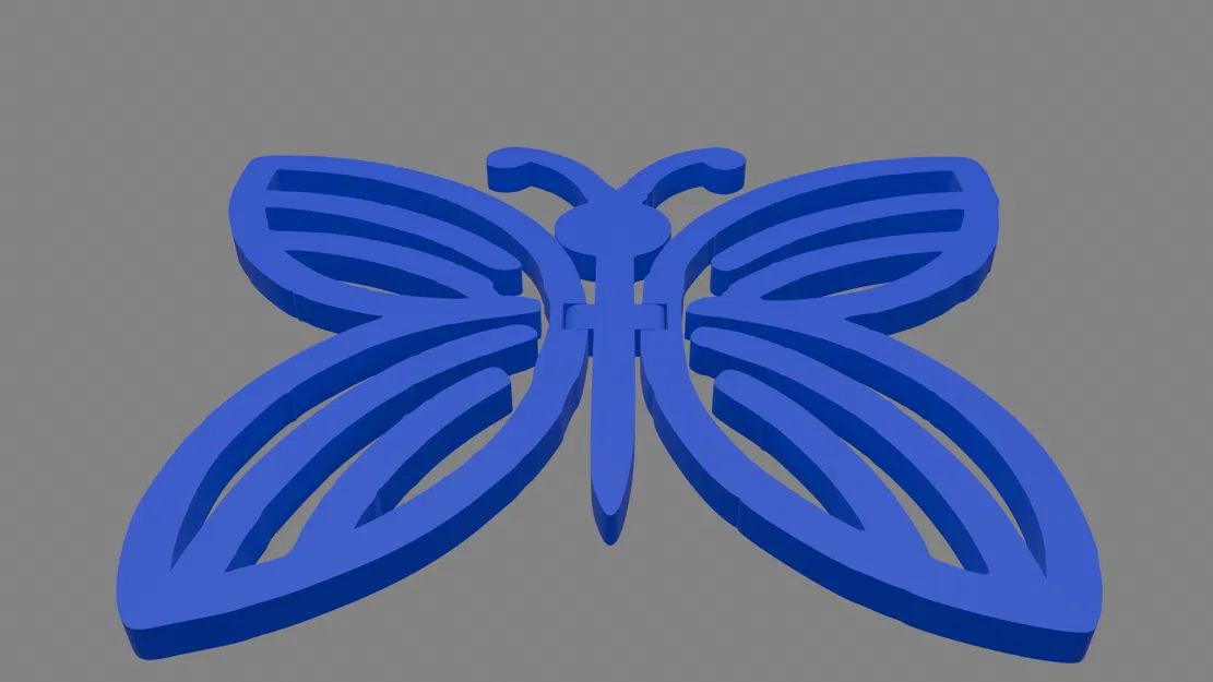 Mô hình bướm khớp nối linh hoạt (Articulated Butterfly) in 3D - Image 2