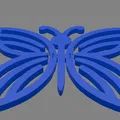 Mô hình bướm khớp nối linh hoạt (Articulated Butterfly) in 3D - Thumbnail 2