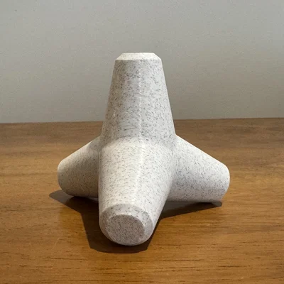 Mô hình cấu trúc Tetrapod và đầu nối - Đồ chơi in 3D sáng tạo