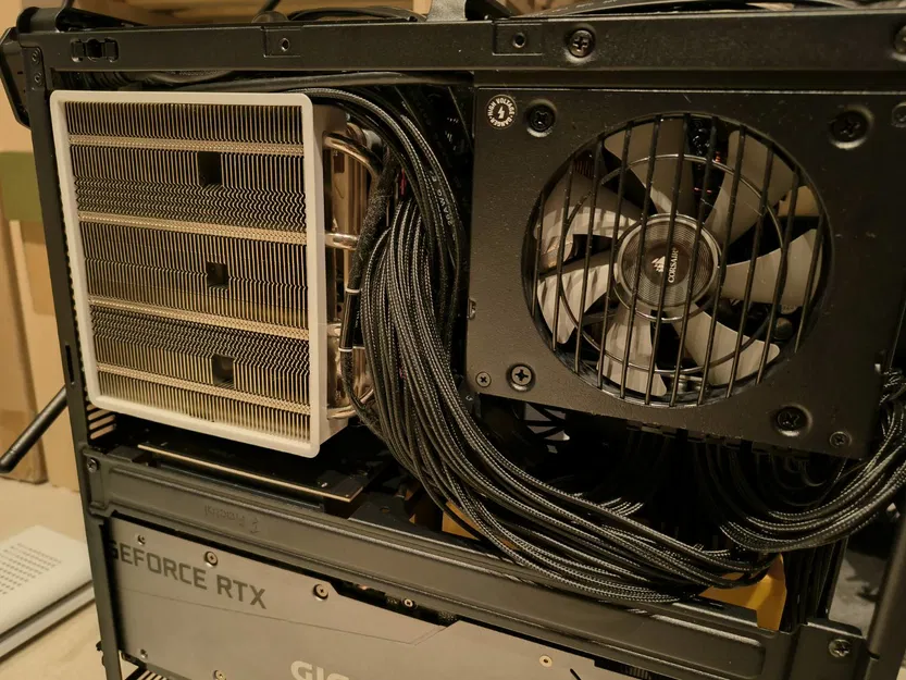 Shroud tản nhiệt Noctua NH-L12s cho Fractal Design Ridge giúp tối ưu làm mát CPU - Image 1