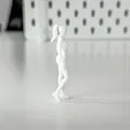 Mô hình thu nhỏ Người phụ nữ/Cô gái tập thể hình cho Diorama - Thumbnail 2