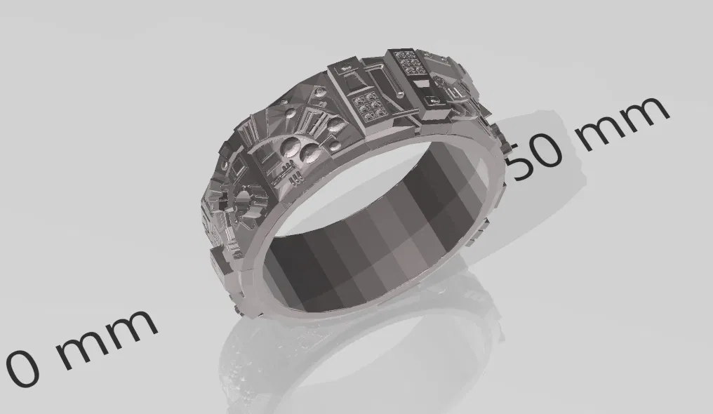 Nhẫn Death Star - Mẫu phụ kiện Star Wars cho người đam mê in 3D - Image 3