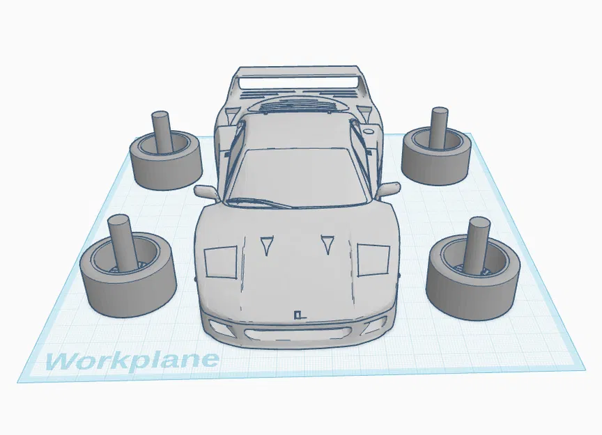 Giá đỡ tay cầm PS5 hình siêu xe Ferrari F40 cực chất - Image 1