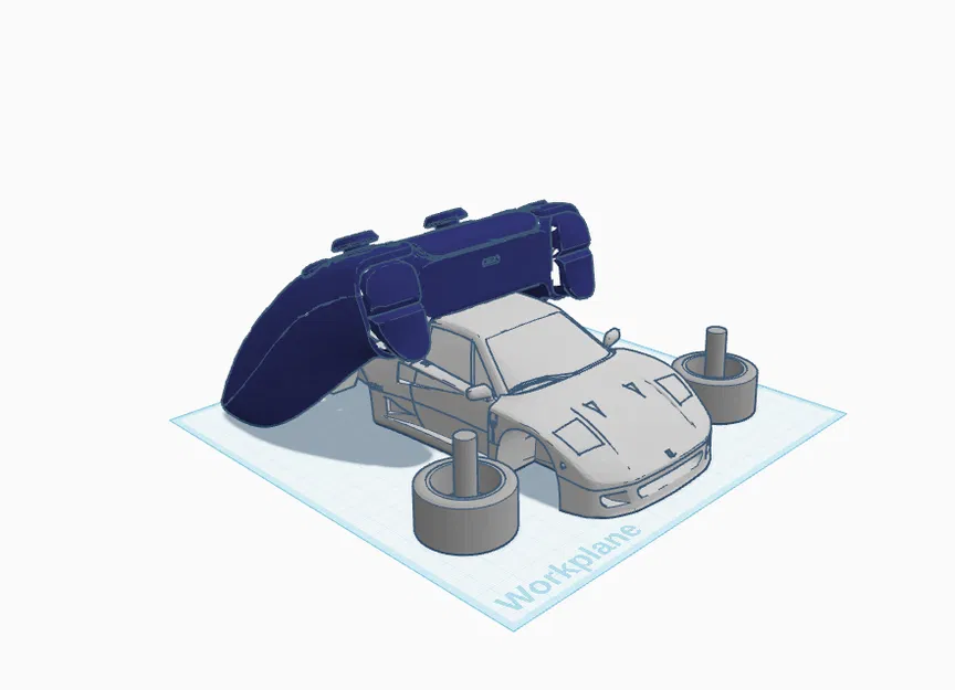 Giá đỡ tay cầm PS5 hình siêu xe Ferrari F40 cực chất - Image 2