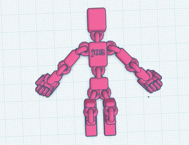 Mô hình Ragdoll 13 khớp nối linh hoạt (Tương thích Dummy 13) - Image 1