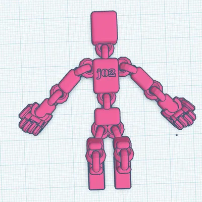 Mô hình Ragdoll 13 khớp nối linh hoạt (Tương thích Dummy 13)