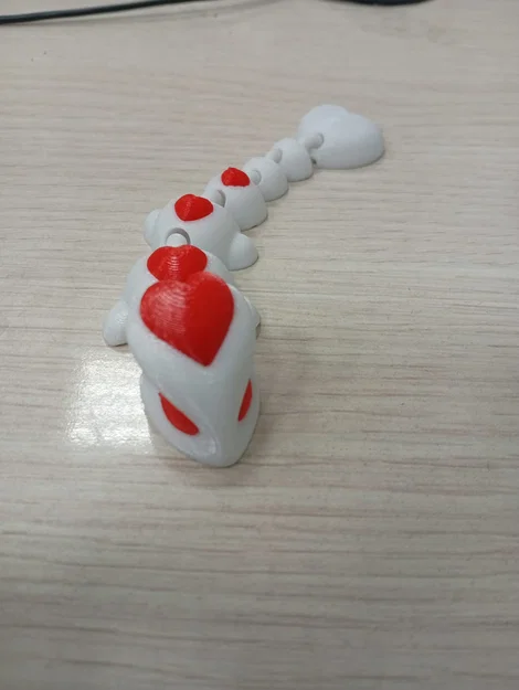 Mô hình Rồng Tình Yêu Mini (Mini Valentine's Dragon) in 3D độc đáo - Image 1