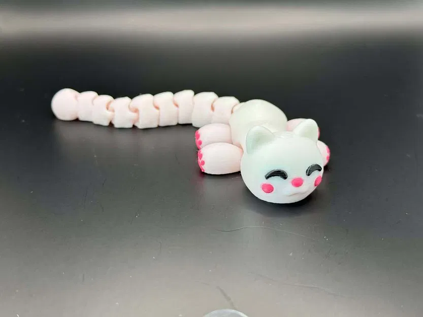 Chú Mèo Kawaii Nhỏ Xinh Có Khớp Cử Động Được - Image 7