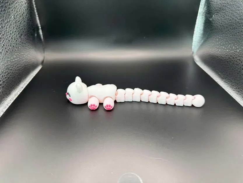 Chú Mèo Kawaii Nhỏ Xinh Có Khớp Cử Động Được - Image 9